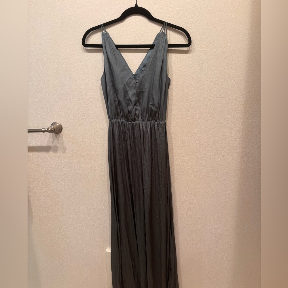 H&M Grey Silver Sleeveless dress